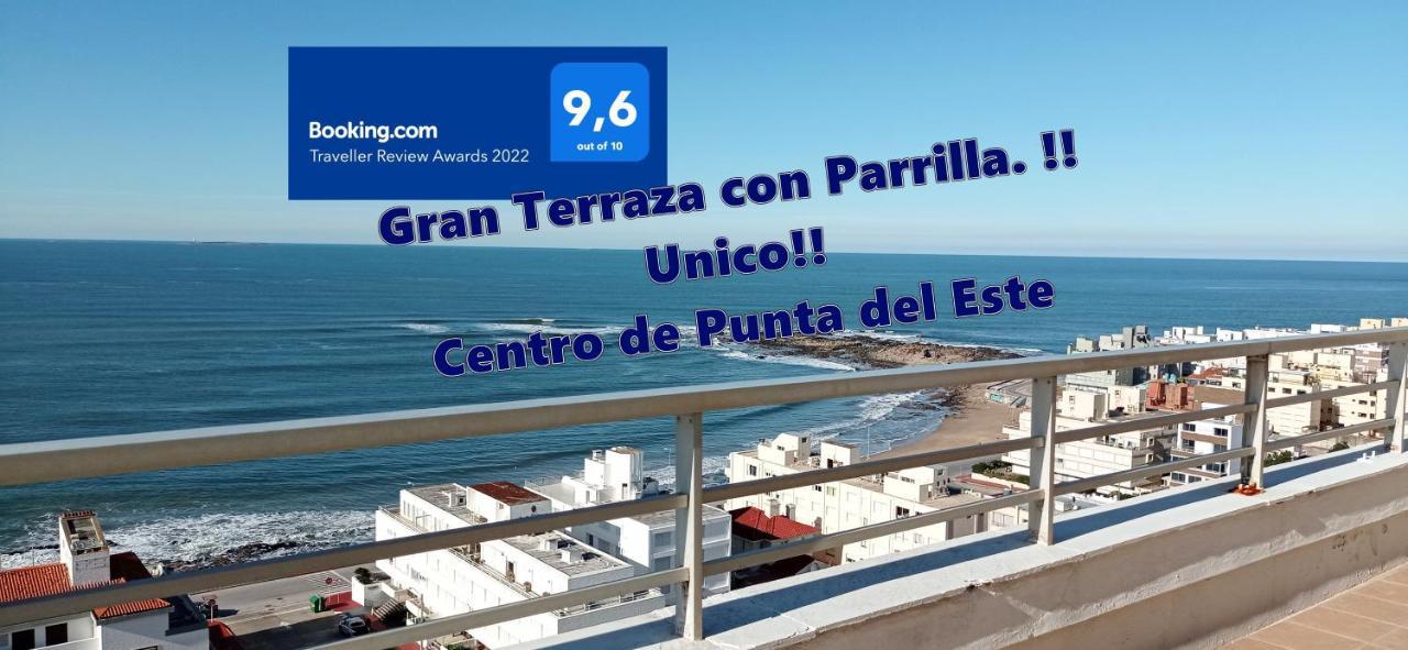 Penthouse Centrico Con Vista Al Mar, Parrilla Privada Y Terraza Espaciosa Punta del Este Dış mekan fotoğraf